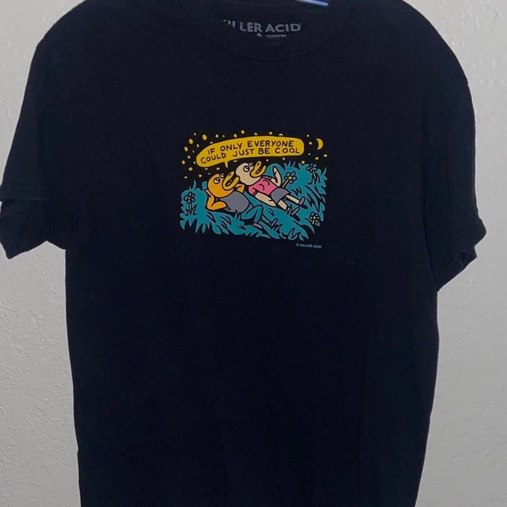 Santa Cruz x Killer Acid black graphic tee limited edition short sleeve shirt - Picture 5 of 7